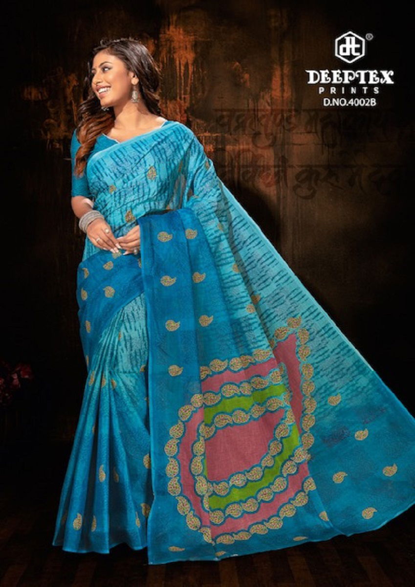 Deeptex Mother Queen 4 Printed Sarees Catalog
